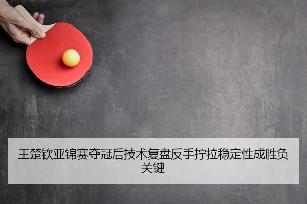 王楚钦亚锦赛夺冠后技术复盘反手拧拉稳定性成胜负关键